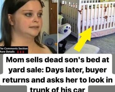 After this mourning mom sold her dead son’s crib at a yard sale, she was surprised when the buyer returned it a week later….Read in first comment below 👇