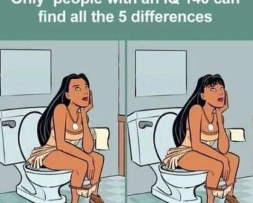 Challenge: Only individuals with a 140 IQ can spot all 5 differences!