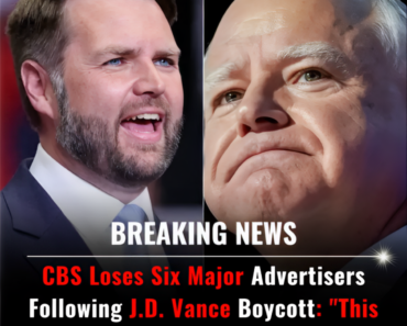 CBS Loses Six Major Advertisers Following J.D. Vance Boycott: “This Network Is Done For!”