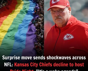 Surprise move sends shockwaves across NFL: Kansas City Chiefs decline to host Pride Night, “It’s a woke agenda”