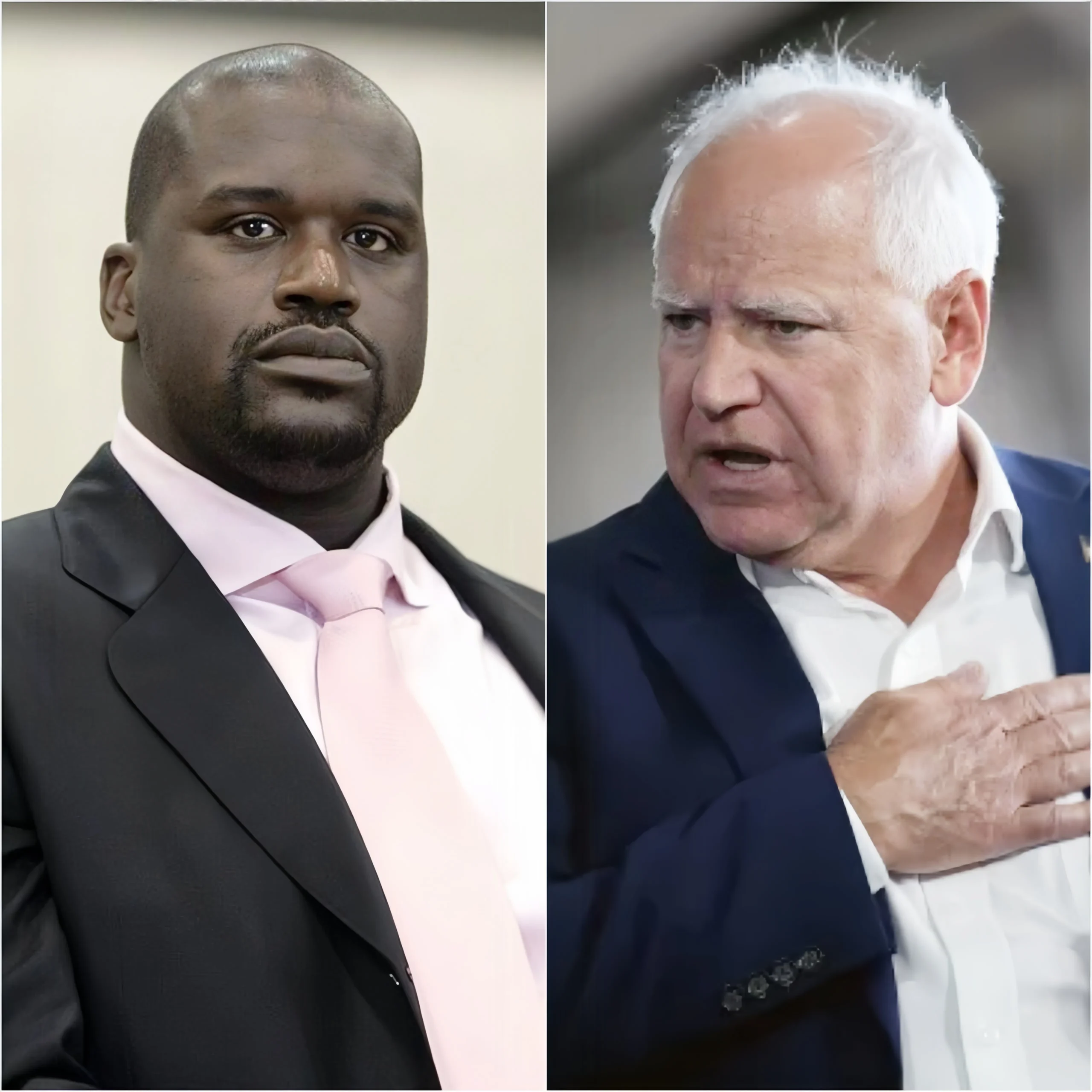 Shaq Bans Tim Walz From His Restaurant In Explosive Showdown: “You’re A Disappointment, Don’t Ever Come Back!”